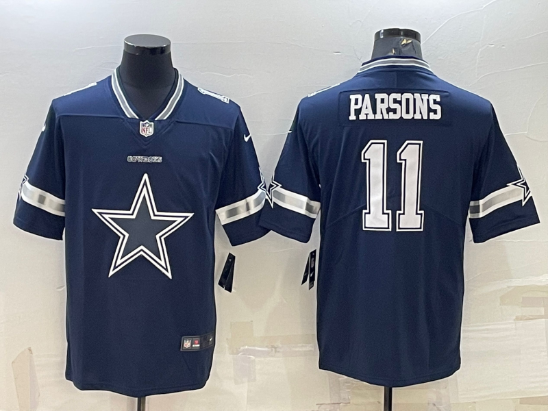 Men's Dallas Cowboys Micah Parsons #11 Navy Jersey